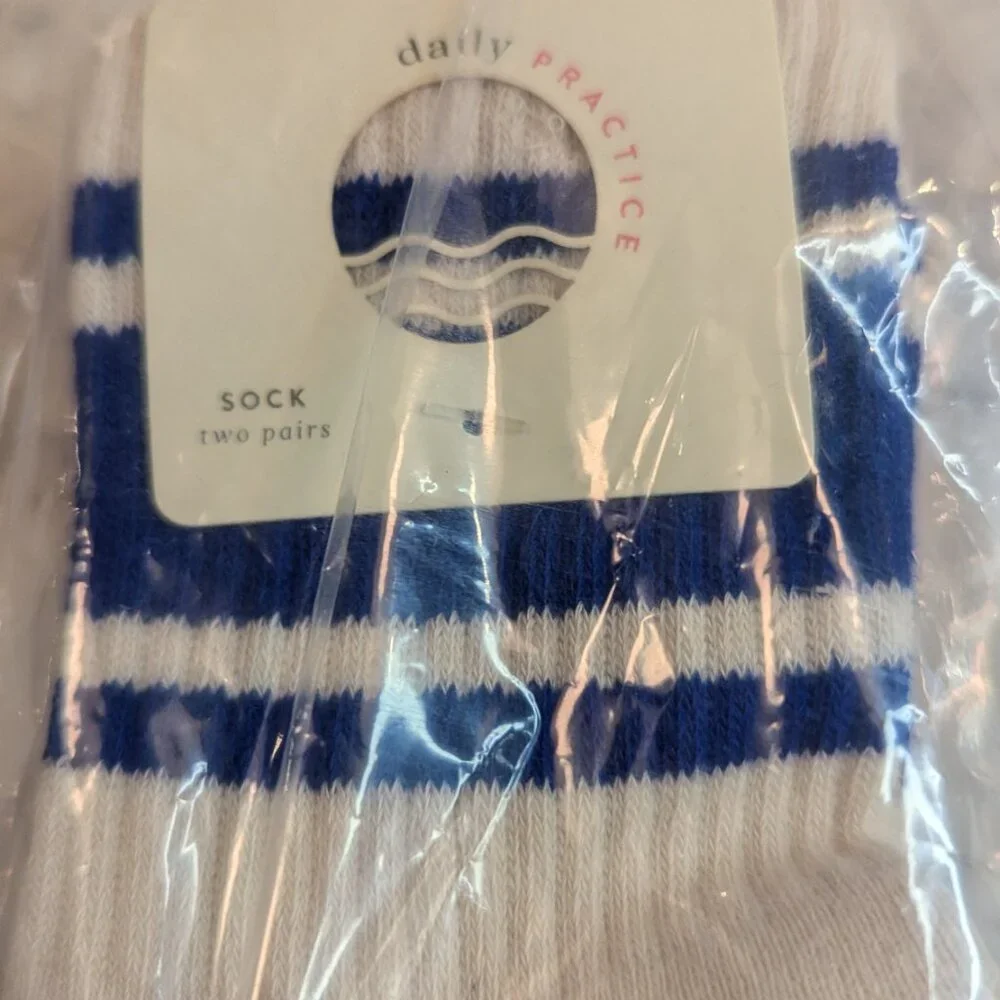 Anthropologie Daily Practice by Anthropologie Athletic Socks, Set of Two